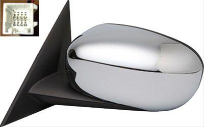 Chrome Left Side Mirror 05-10 Chrysler 300, 05-08 Dodge Magnum